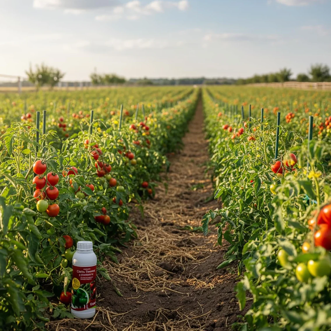 CULTIVERS Calcio Liquido per Pomodoro e Peperone 1 L | Concime liquido con calcio per colture orticole, orticoltura e giardinaggio, uso regolare in orto, giardino e piante
