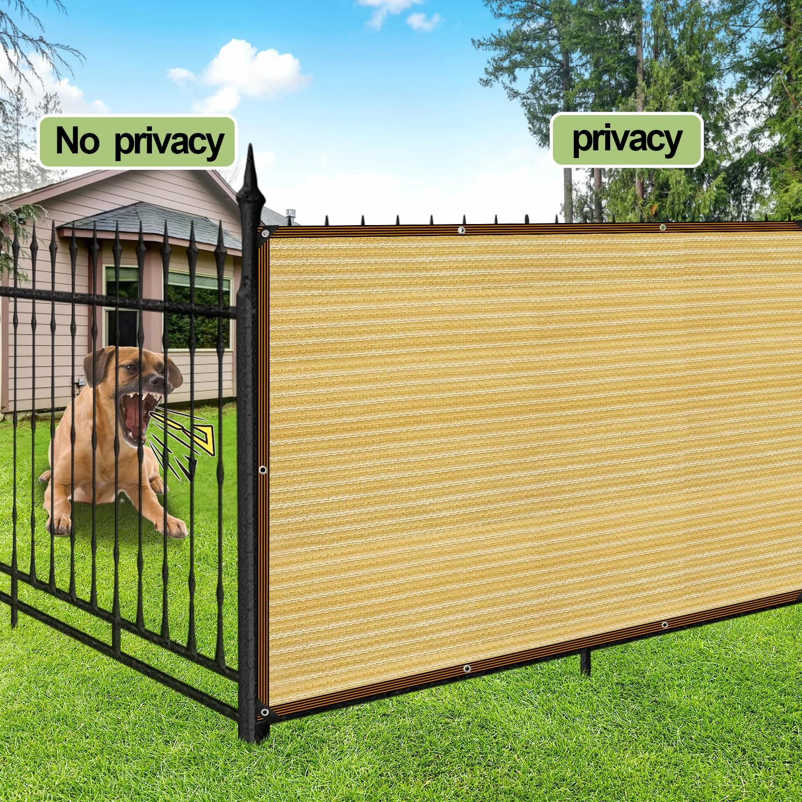 Rete ombreggiante da 1 x 3 m con fori, adatta per serre, gazebo, giardini, serre, polli, esterni, beige