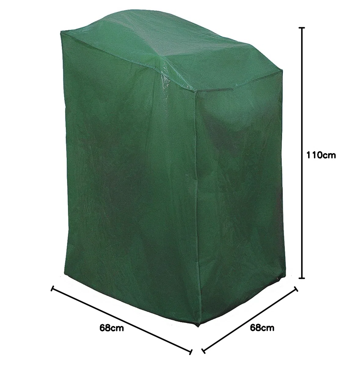 Rayen 6381.10 Coprisedie da Giardino, 68x68x110 cm, Polietilene, Verde