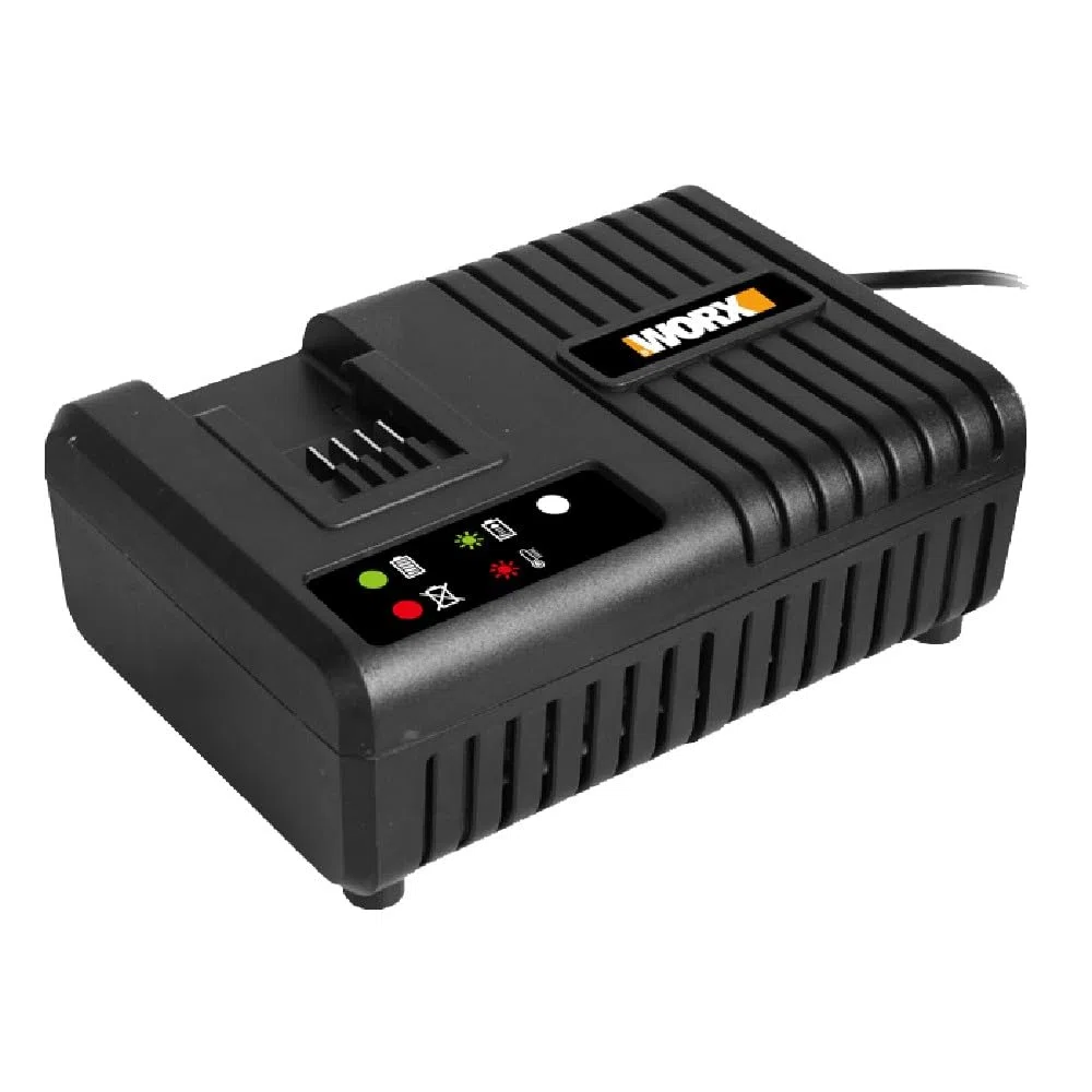 WORX WA3867 Caricatore Ultra Rapido per Batterie 20V Powershare, Fino a 6000 mAh