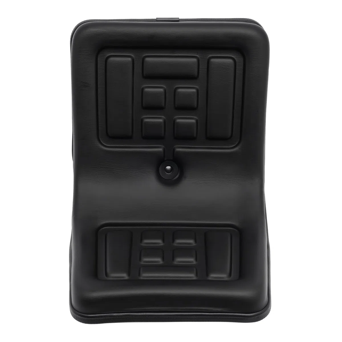Sedile multiangolo, mini escavatore sedile in PVC con schienale regolabile, trattore prato, mini escavatore sedile (nero)