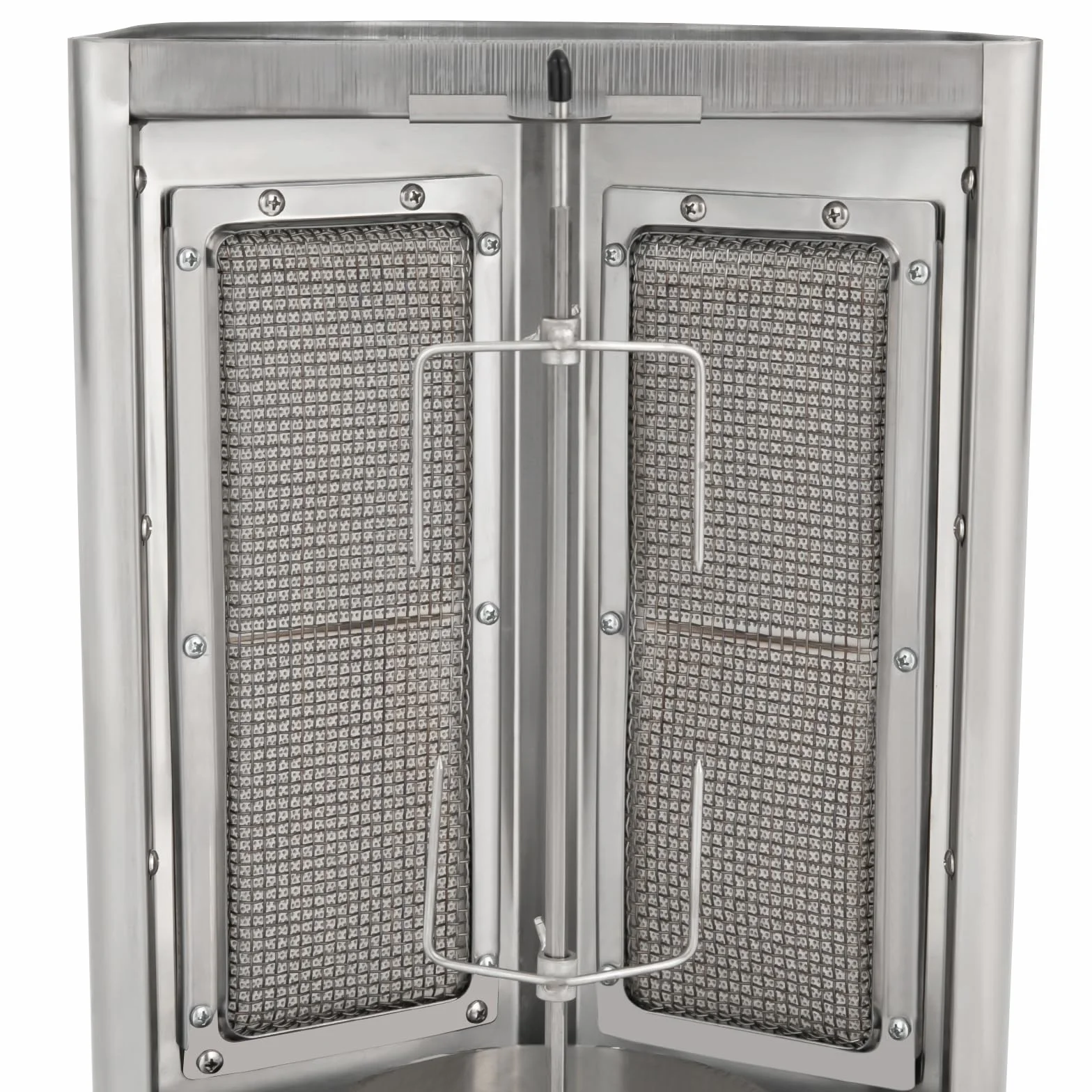 Barbecue in acciaio inox, 4300 W, elettrico per kebab a gas, Kebap Grill Gyrosgrill Döner Barbecue da tavolo per cucina e barbecue