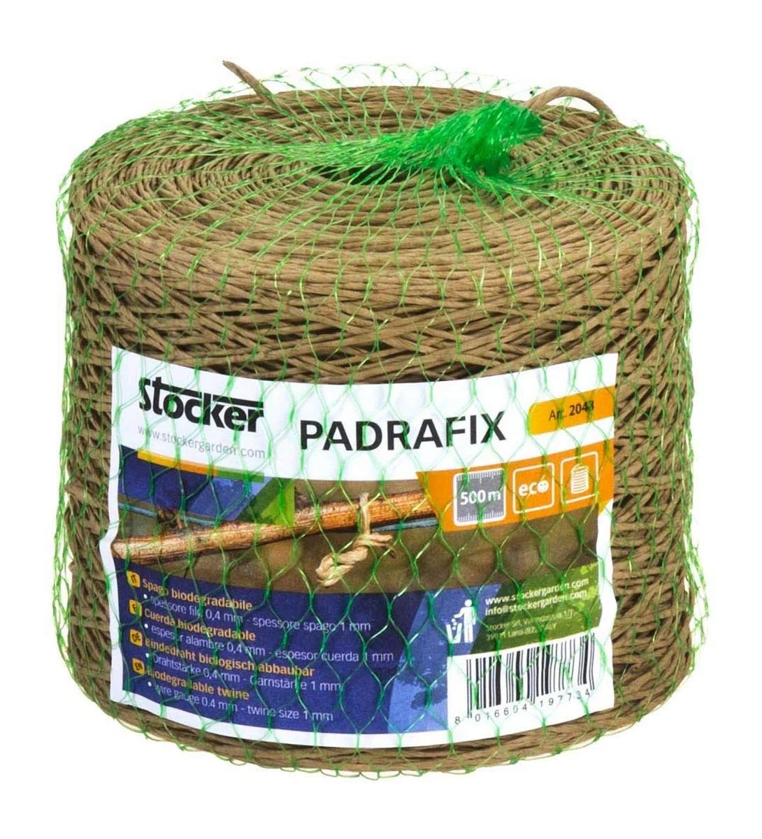 STOCKER Padrafix Spago biodegradabile 500 m x 1 mm