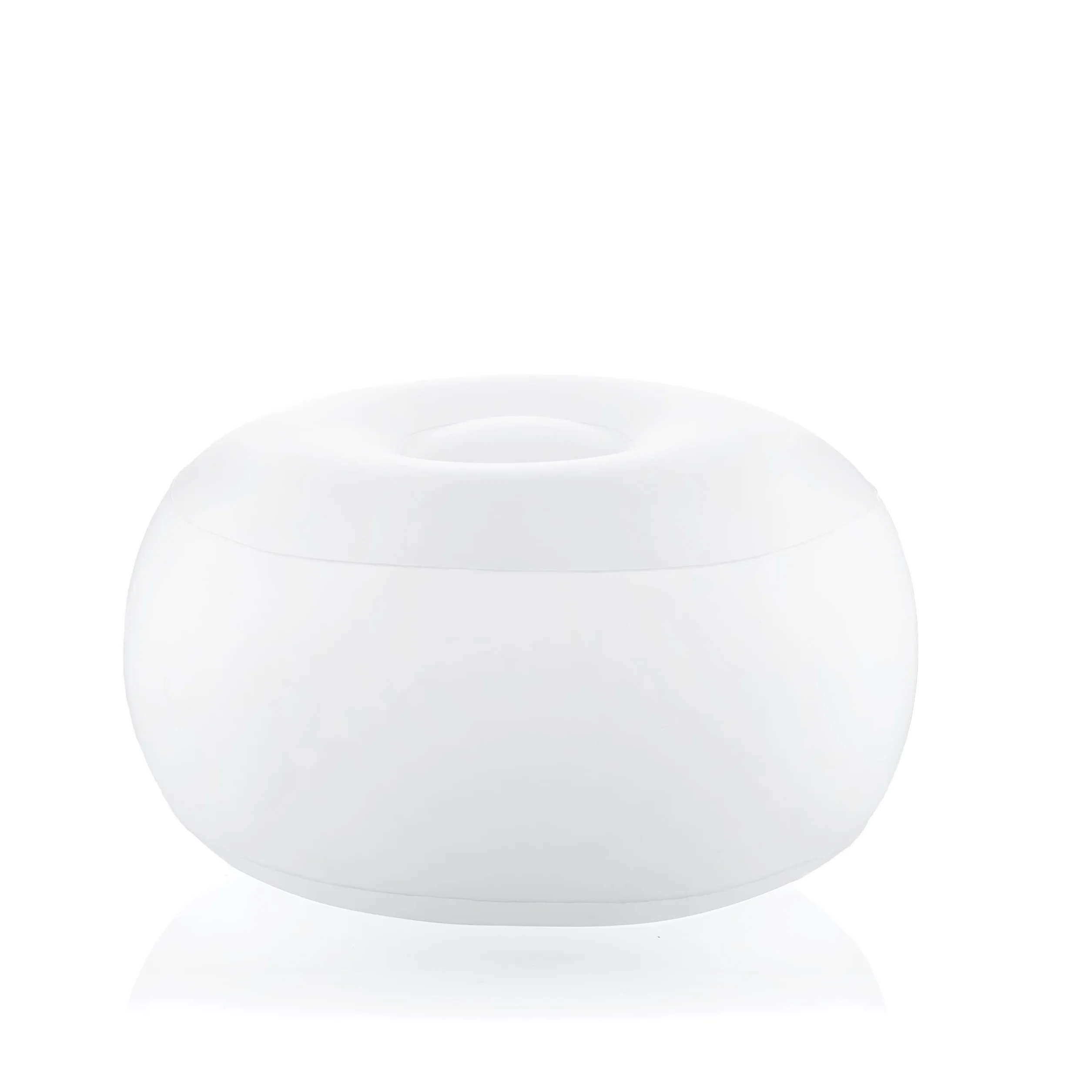 InnovaGoods - Pouf Gonfiabile LED Multicolor, Telecomando Pulight, Resistente all'Acqua, Leggero e Portatile, Ideale per Interno e Giardino, Bianco, Unica, Plastica