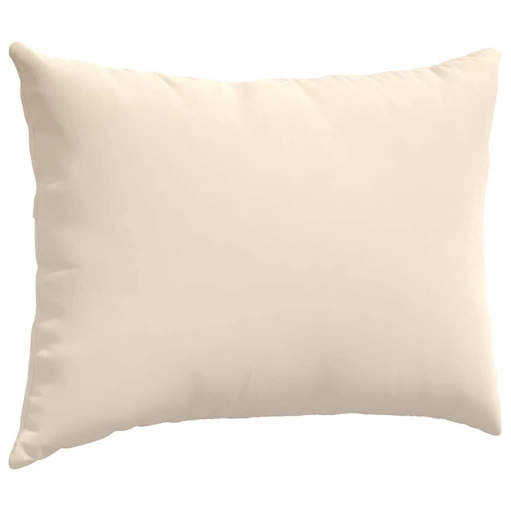 Cuscino per divano, 2 pezzi, beige, 70 x 50 cm, tessuto con imbottitura in poliestere, sfoderabile, morbido e imbottito per soggiorno, ufficio, sala da pranzo, antiscivolo e confortevole