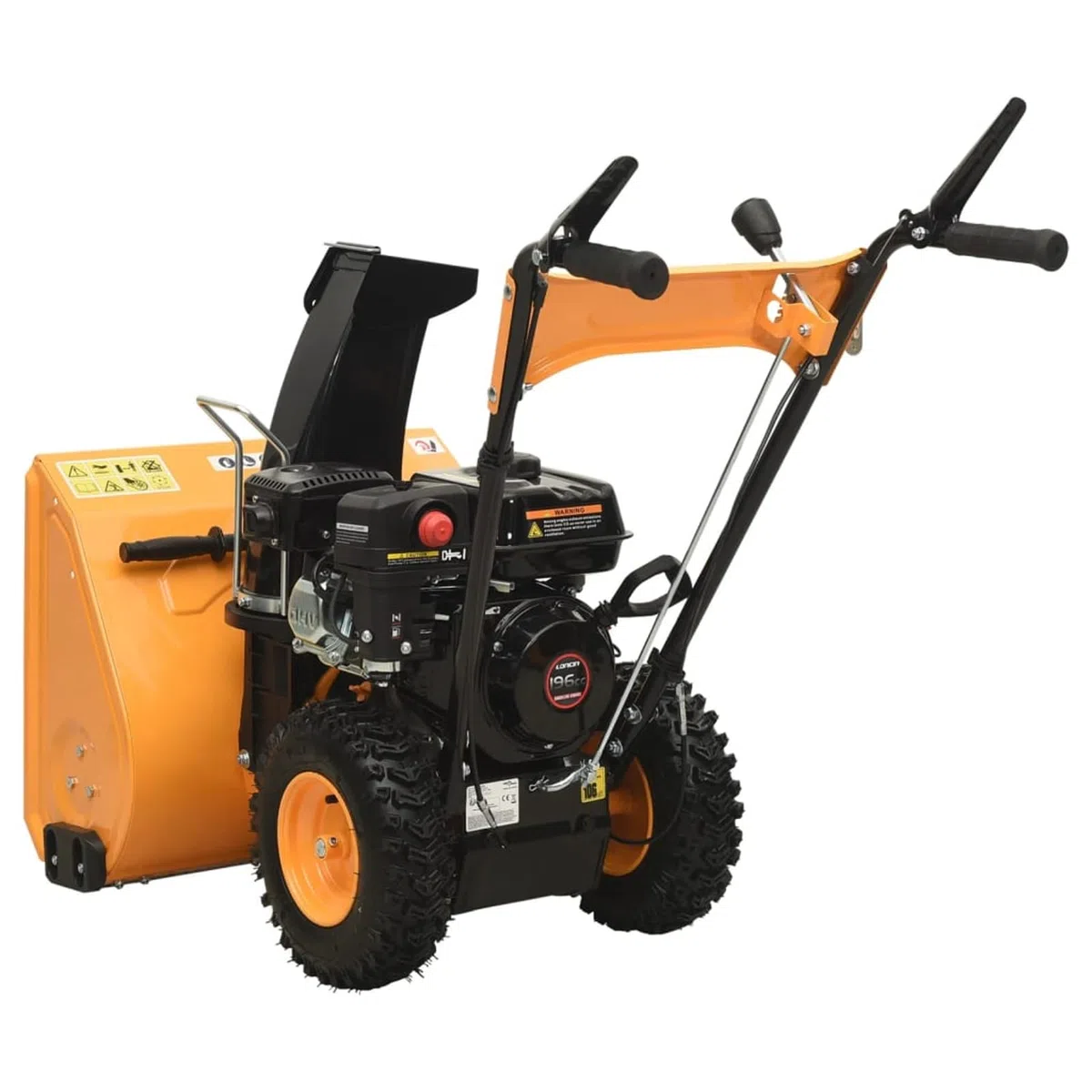 ZEYUAN Spazzaneve 6,5 HP Giallo e Nero,Casa e Giardino,Prato e Giardino,Rimozione della Neve,Pale da Neve(SPU:146889)