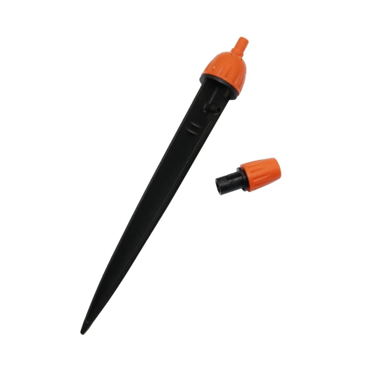 Sistema di irrigazione a pioggia for prato da giardino Micro irrigatore regolabile e gocciolatore 2 funzioni Strumenti agricoli Irrigazione a goccia Tubo da 4/7 mm 100 pezzi(Orange)