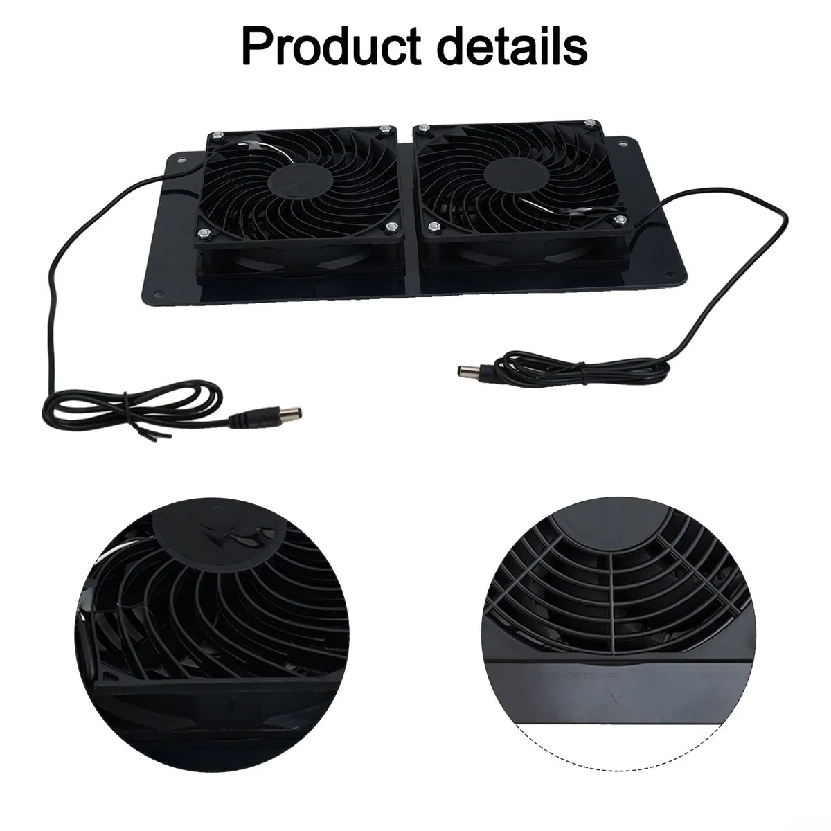Ventola di scarico solare da 30 W, con doppia ventola, per serra, pollaio per camper, (ventilatore solare)