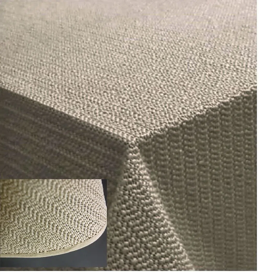 Tovaglia da giardino con orlo, lavabile, tovaglia per tavolo da giardino, balcone, terrazza, resistente alle intemperie