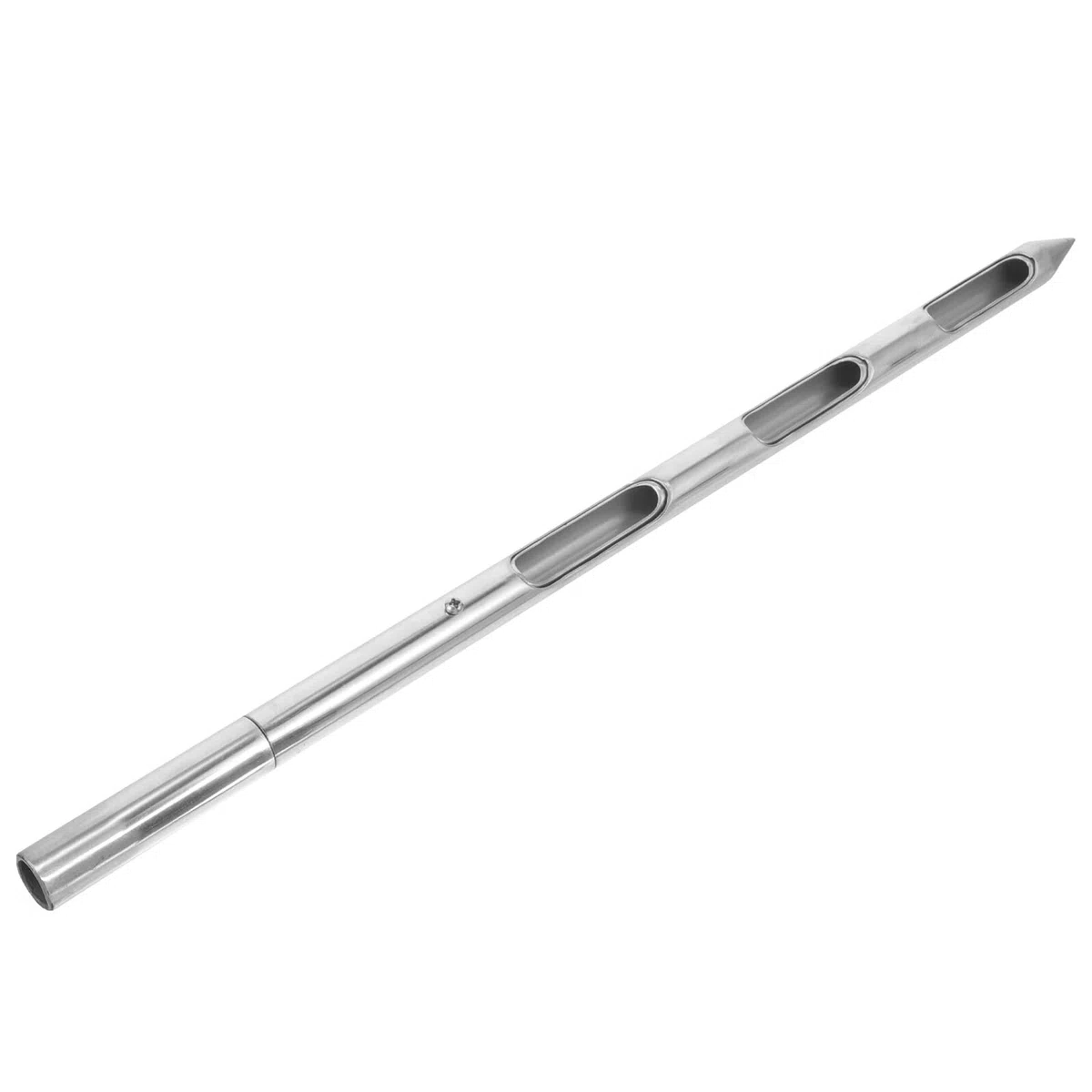 Sonda per Prelievo di Granaglie in Metallo Argento, Facile da Pulire e Comoda da Impugnare, per Applicazioni Professionali e Personali