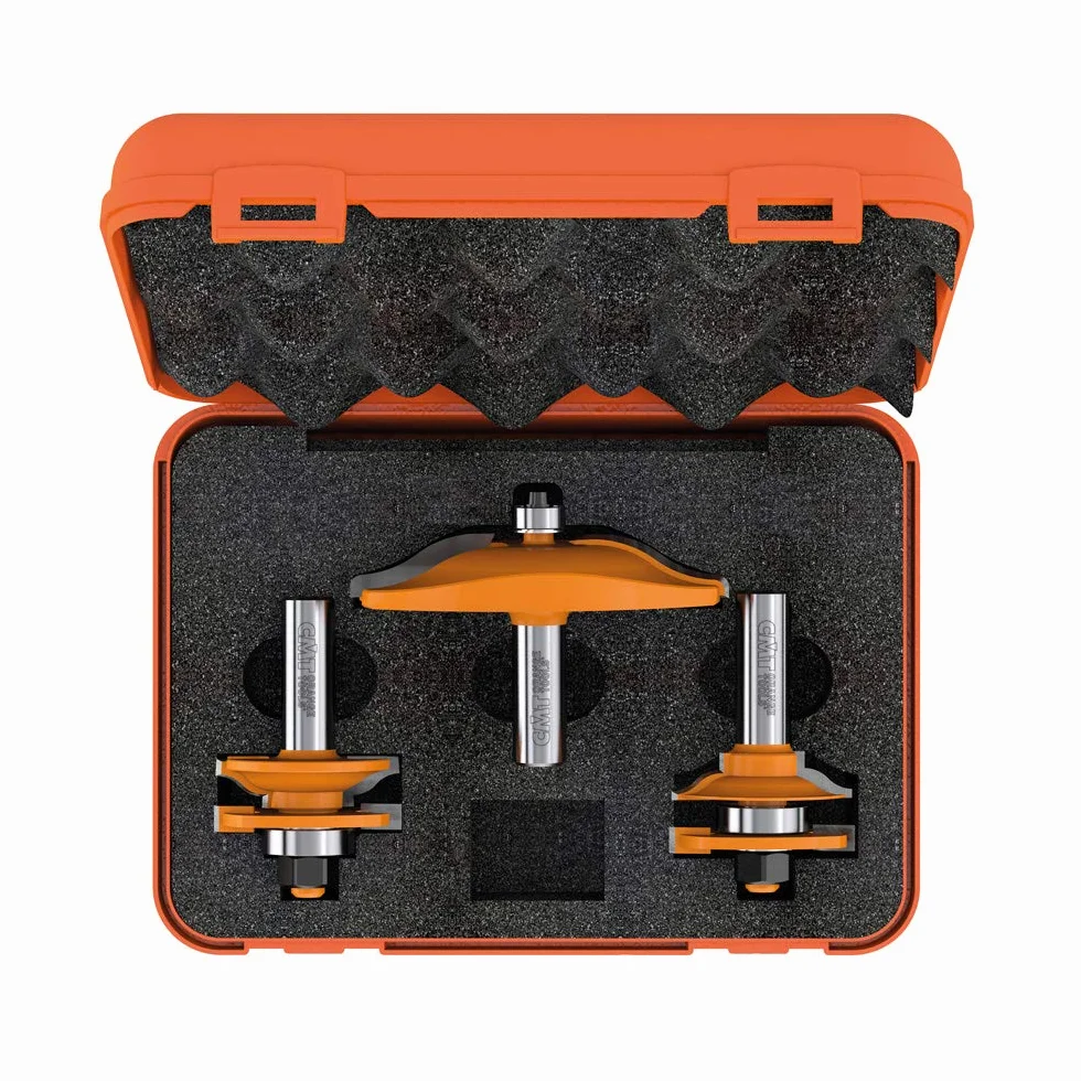 CMT 900.516.11 Set di 3 frese per antine, Attacco S=12mm