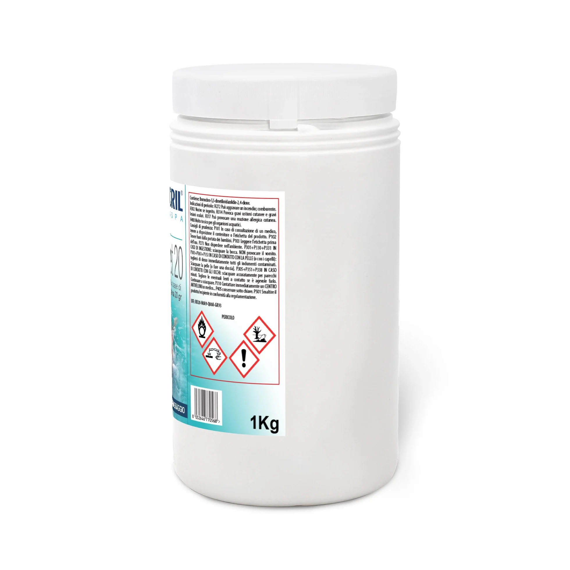 Metacril Easy Kit Bromo, Trattamento Completo per Piscina e Spa - 3 Kg | a Base di Bromo, in Pastiglie da 20 gr, per Piscina e Spa Idromassaggio di Tutte le Marche