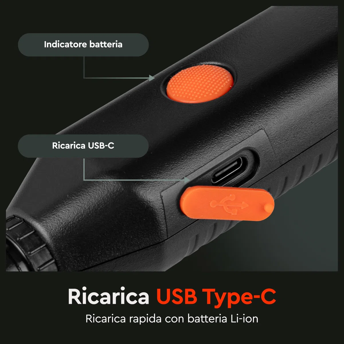 Spruzzatore a Batteria 5L - Pompa Irroratrice a Batteria Ioni di Litio 2,4Ah, USB-C, Lancia Telescopica, 4 Ugelli e Tracolla - Nebulizzatore Giardino per Piante e Giardinaggio di Dnipro-M