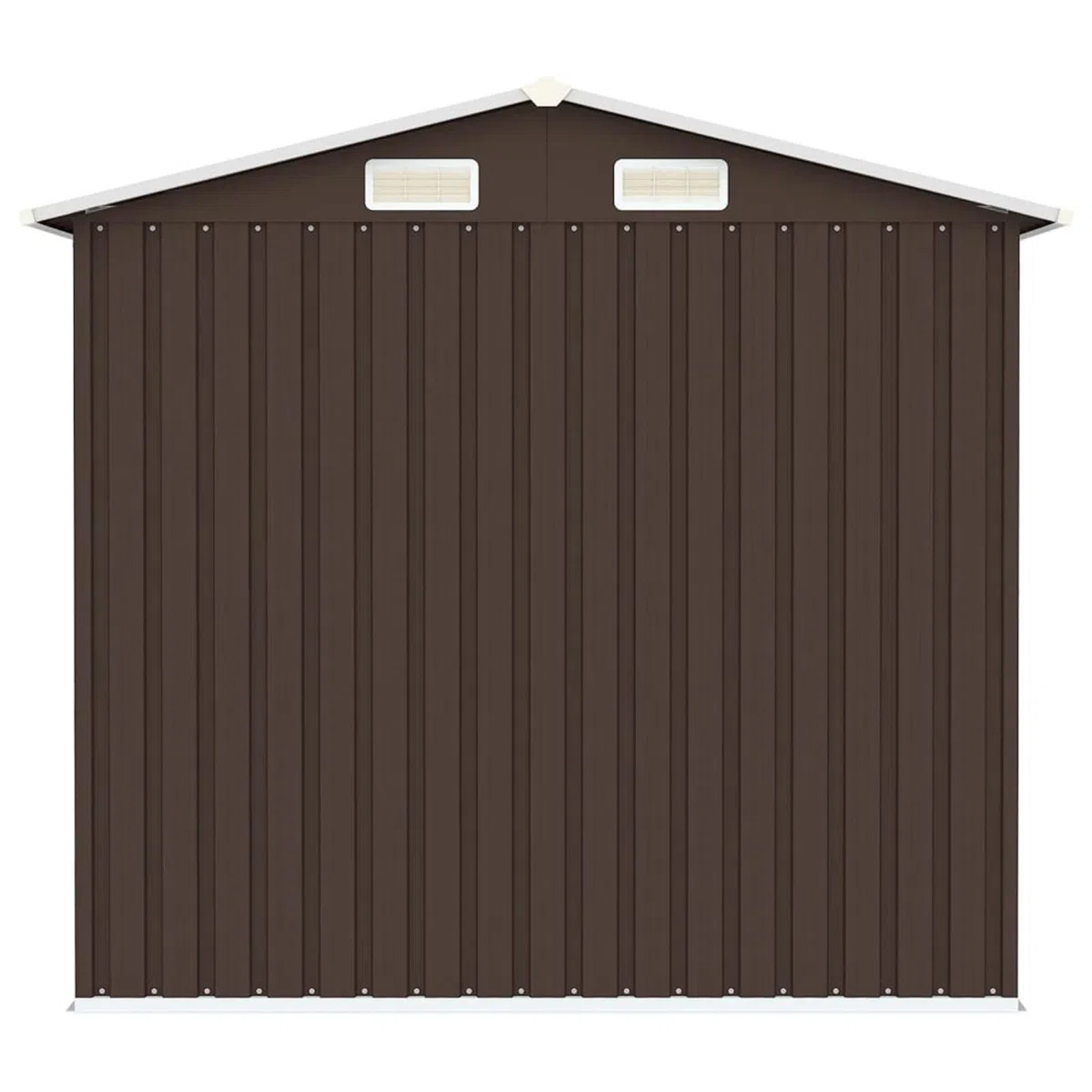 Capanno da Giardino, Casetta Giardino, Capanno Attrezzi da Giardino, Casette da Giardino, Marrone 205x129x183 cm in Acciaio Zincato