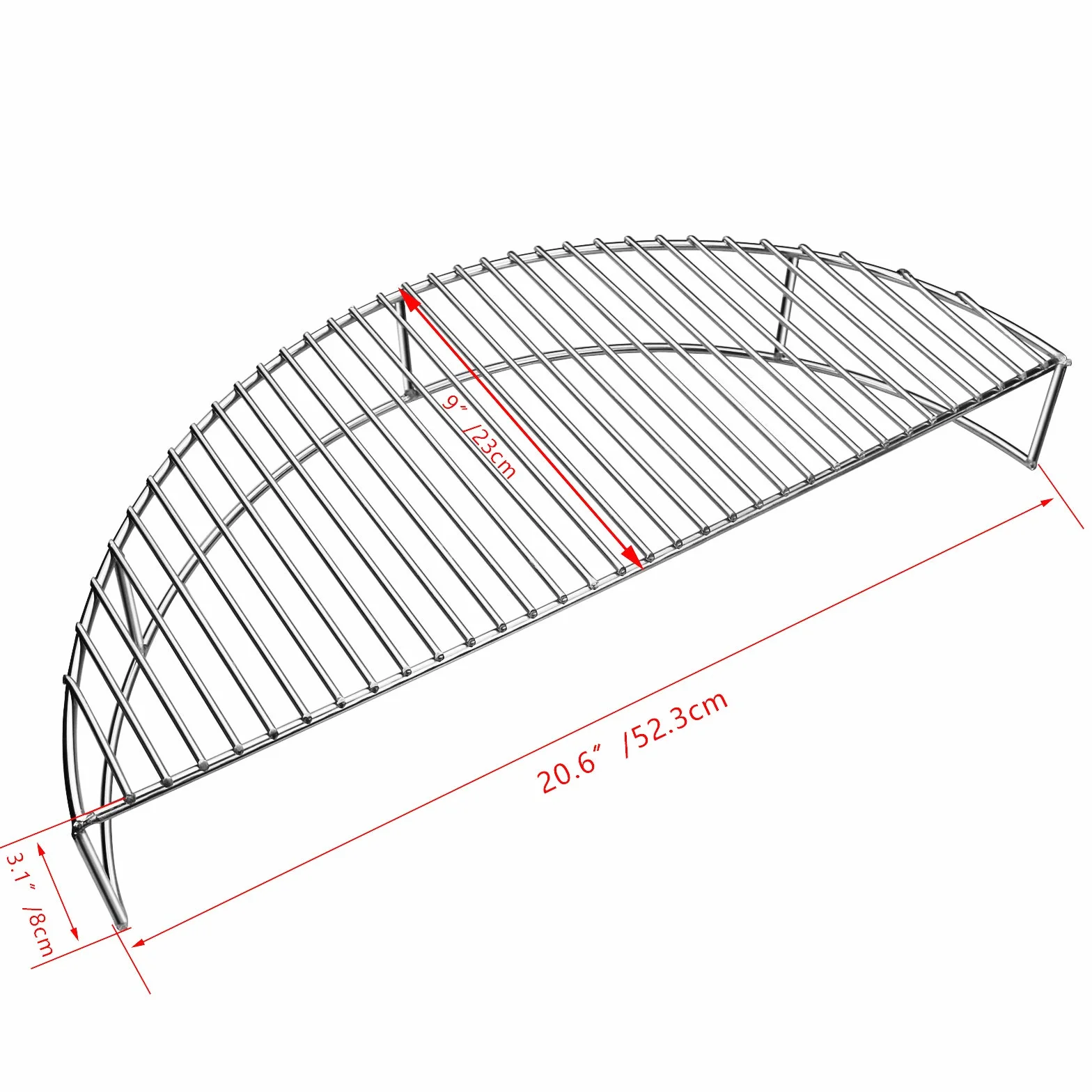 Denmay 8836 Griglia di riscaldamento in acciaio per base di supporto riscaldante di griglia, per un uso con 57 cm, griglia di isolamento termico