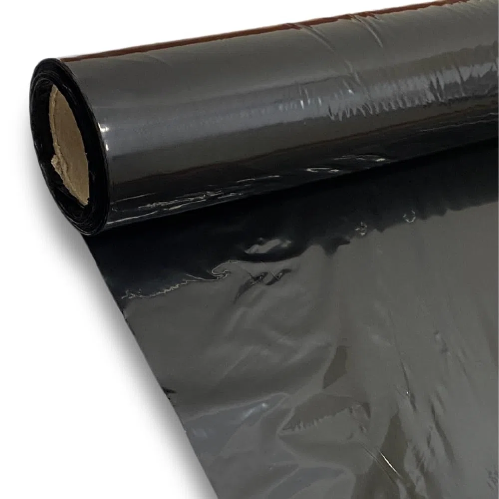 acquaverde | Telo Pacciamatura Antierbacce in Polietilene, Film Pacciamante Nero, Professionale, per Giardinaggio, Orto, Protezione Contro Erbacce, Resistente, Impermeabile (1 x 200 m = 200 m²)