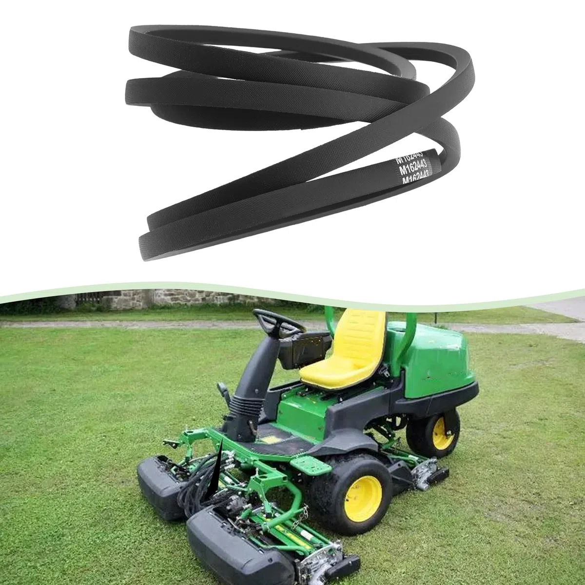 1 Pz. Cinghia Di Trasmissione Del Ponte M162443 M158692 954-04137A Compatibile Con John Deere Compatibile Con Cub Cadet Compatibile Con MTD Compatibile Con Troy Bilt