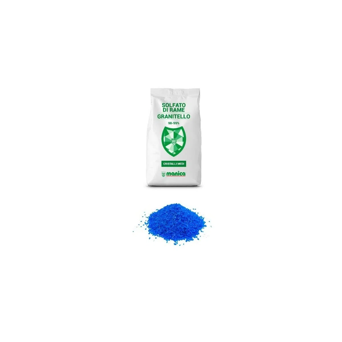 Manica Solfato di Rame Granitello 1kg