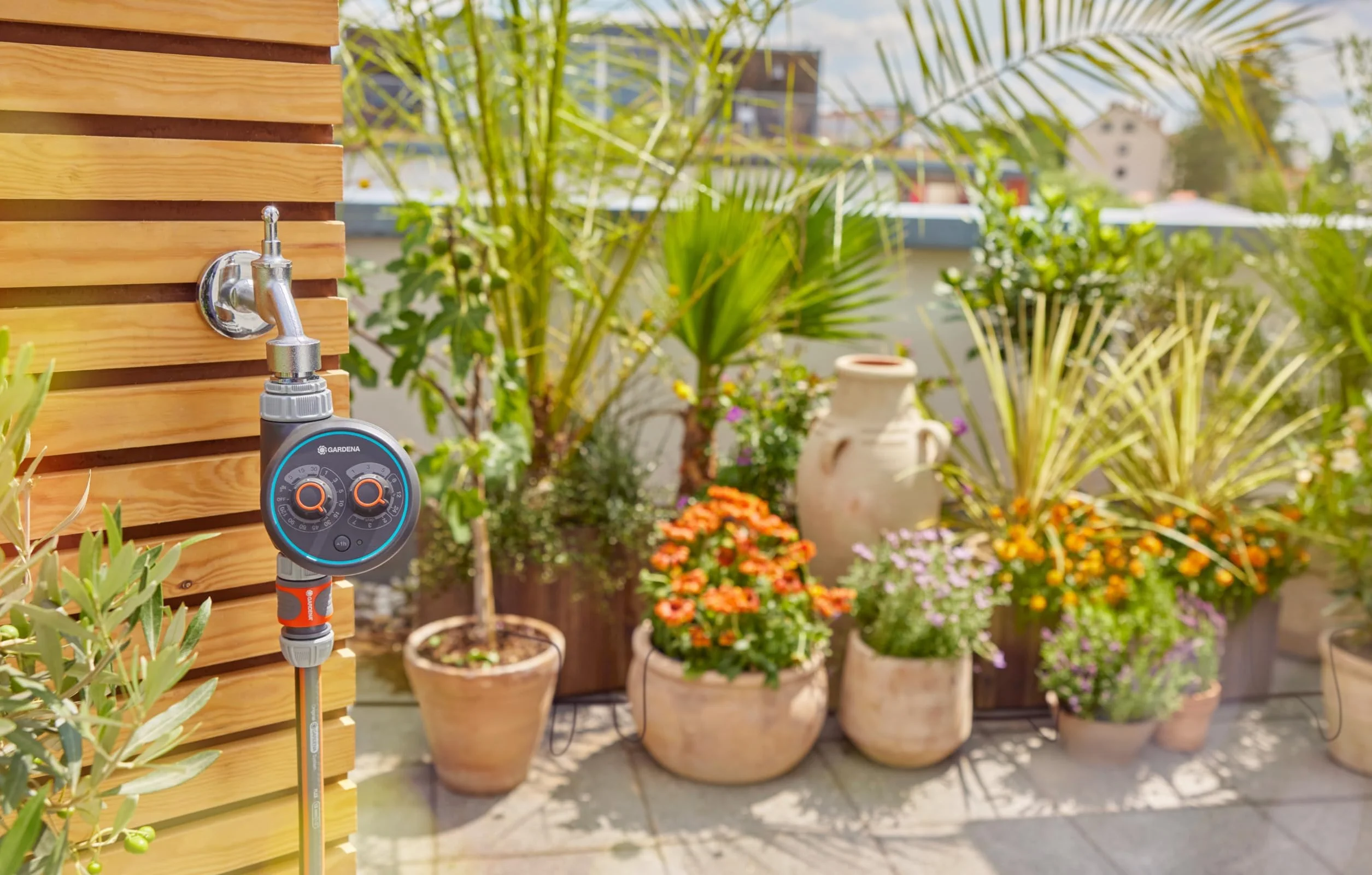 Gardena Controllo irrigazione acqua Control EasyPlus: 69 programmi di irrigazione predefiniti, controllo manuale, funzionamento facile (1897-20)