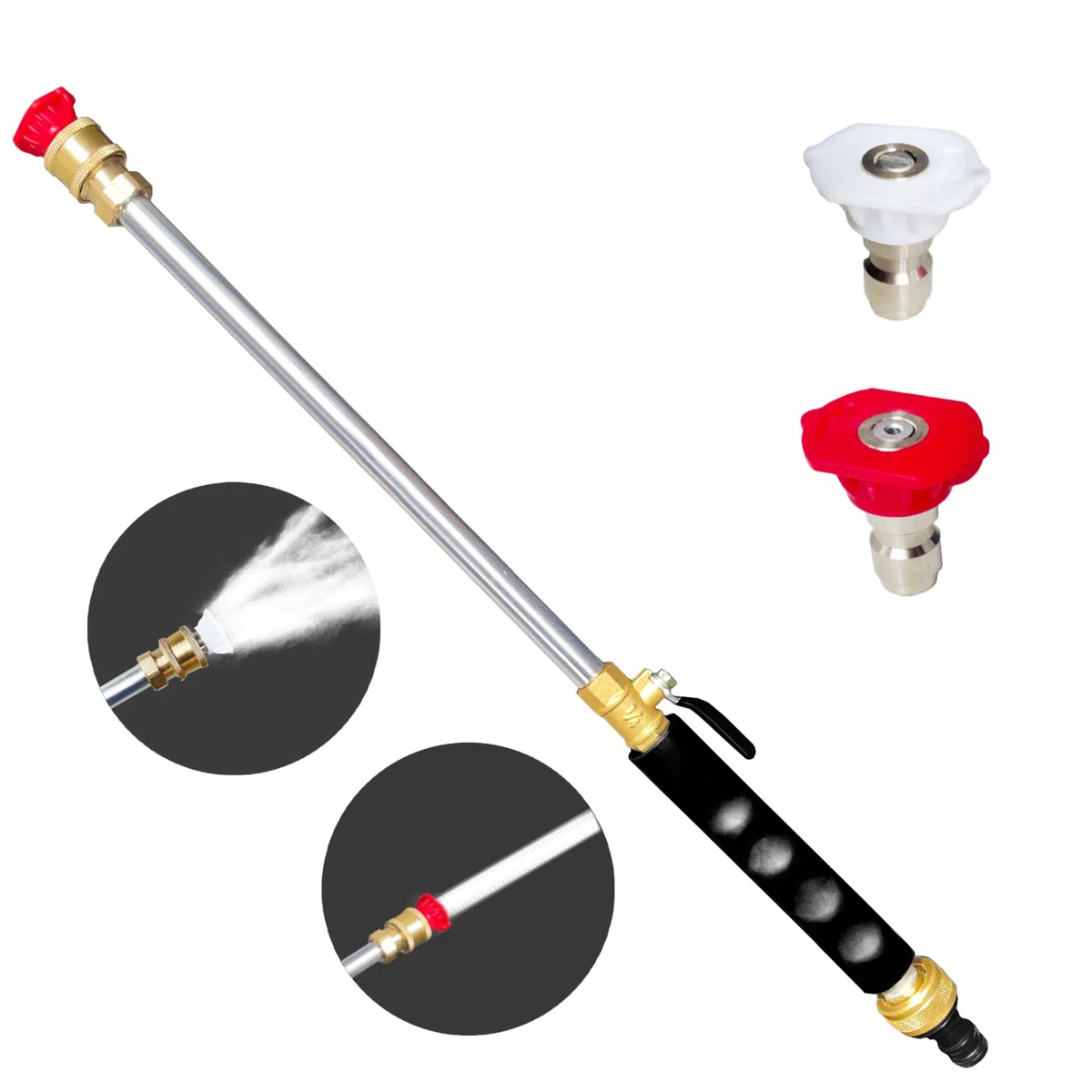 Jet idrojet con ugello ad alta pressione, tubo dell'acqua ad alta pressione,spruzzatore ad alta pressione,idropulitrici ad alta pressione, lance Jet Spruzzatore per auto, giardino