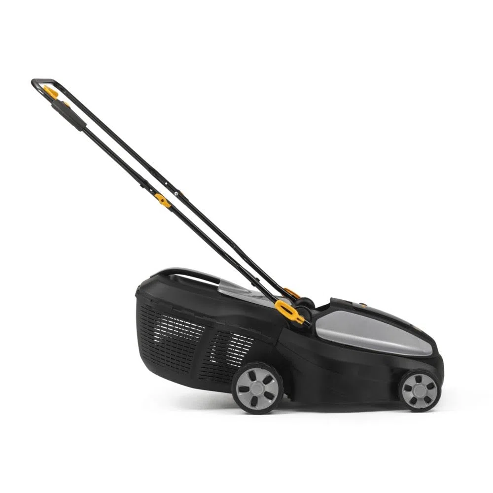 Alpina AL 3820 Li Kit Tagliaerba A Batteria, 2 Batt. 4 Ah + Caric., 38 Cm – Sacco 40 L, Regolaz. Central. 6 Posiz. – Ideale Per Giardini Compatti