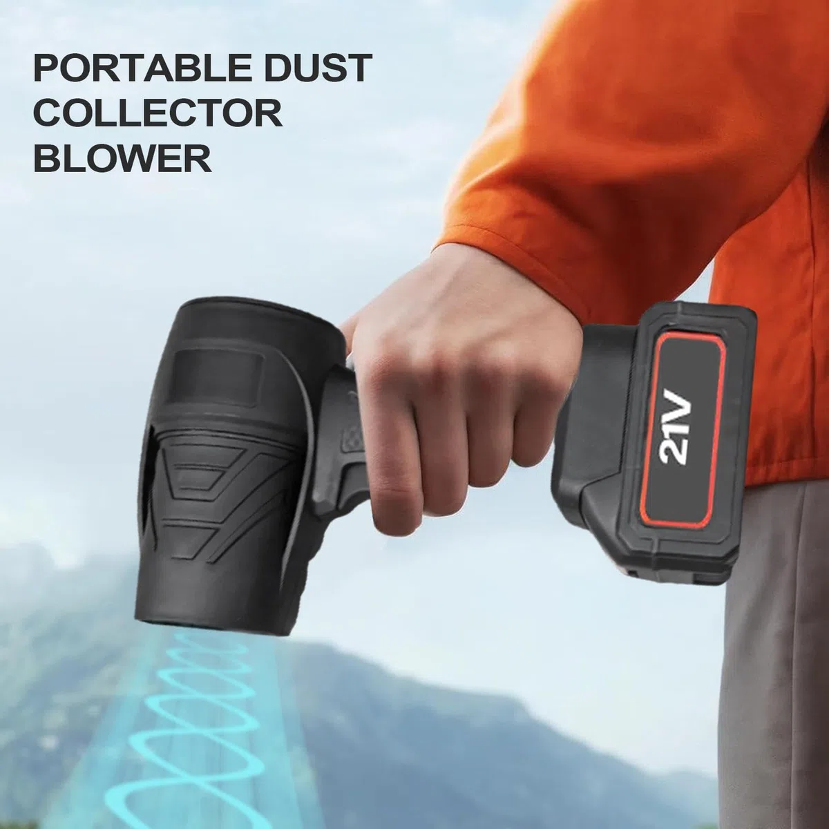 Soffiatore A Mano Ventilatore Elettrico Portatile Turbo Senza Fili | Soffiatore foglie senza fili Per Pulizia Cortile Patio Neve Giardino Paesaggistica Outdoor Autunno Inverno Garage