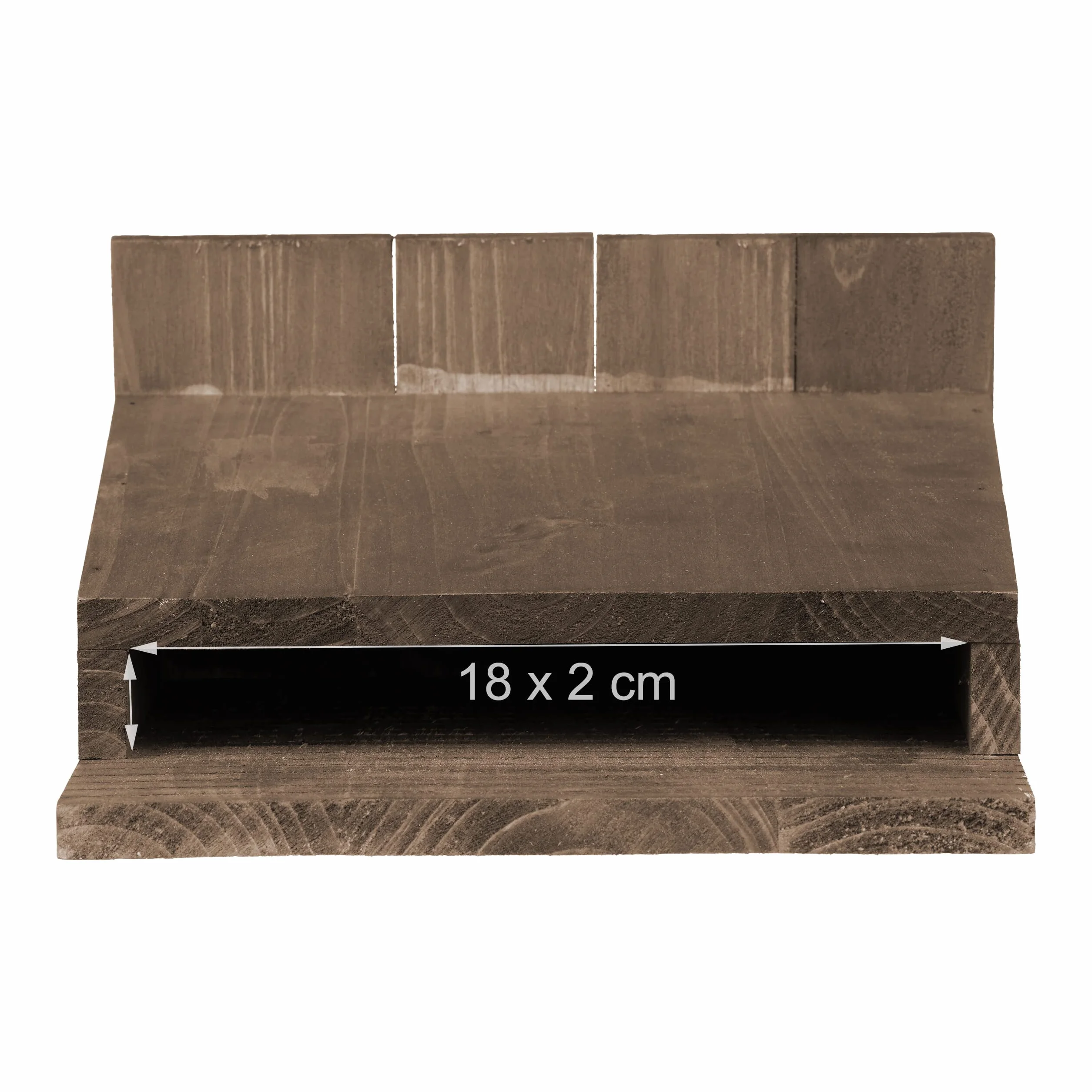 Relaxdays Rifugio per Pipistrelli, Nido Casetta XL, Pipistrellini, Bat Box, Bathouse, HLP: 37x22x12,5 cm, Legno, Marrone