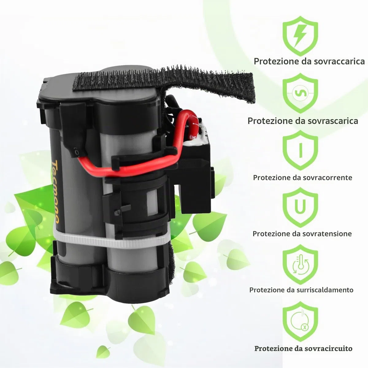 18V 3000mAh Batteria Compatibile con Gardena R38Li, R40Li, R45Li, R50Li, R70Li, R75Li, R80Li, 124562