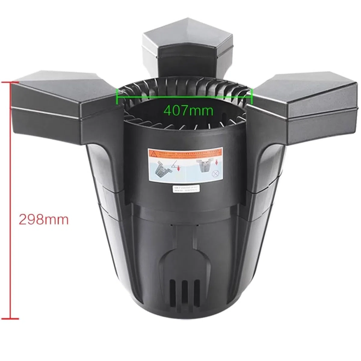 Skimmer automatico per laghetti, 3000-4200 l/h, aspirazione 43 W/70 W, cavo di alimentazione da 10 m, collettore di detriti a basso rumore per laghetti da giardino e piscine