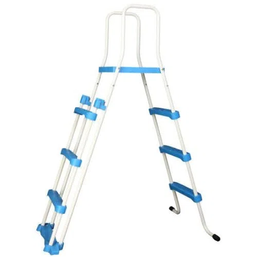 San Marco scaletta per piscine fuori terra, disponibile in diverse altezze fino a 107,122 e 132 cm, scaletta interna per piscina fuori terra con piattaforma San Marco (h 107 cm)