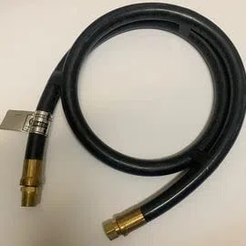 New World Gas Products - Tubo flessibile per gas naturale da 1,27 cm con filettatura maschio da 1,27 cm x 1/2" femmina per tubo flare, 4,7 m