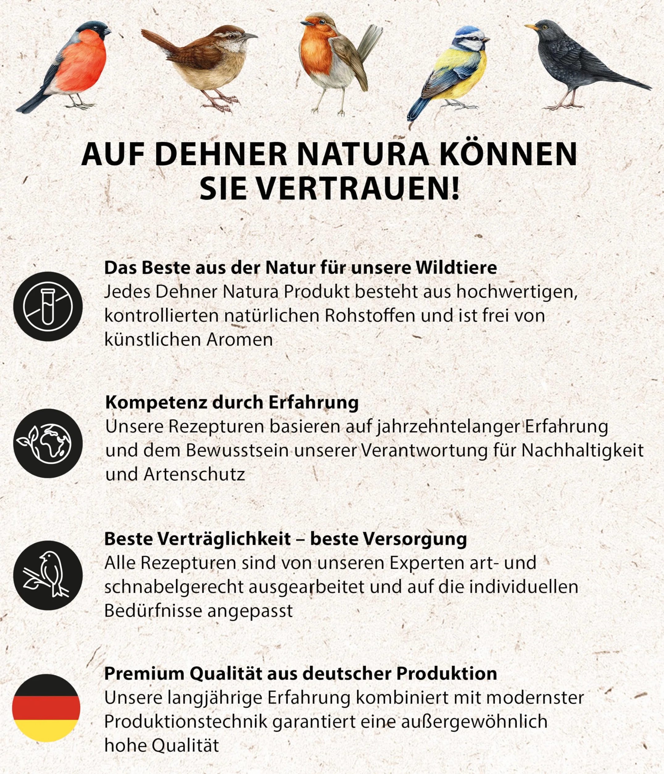Dehner Natura Premium Mangime per uccelli selvatici, palline giganti di mangime, 21 pezzi (5,25 kg)