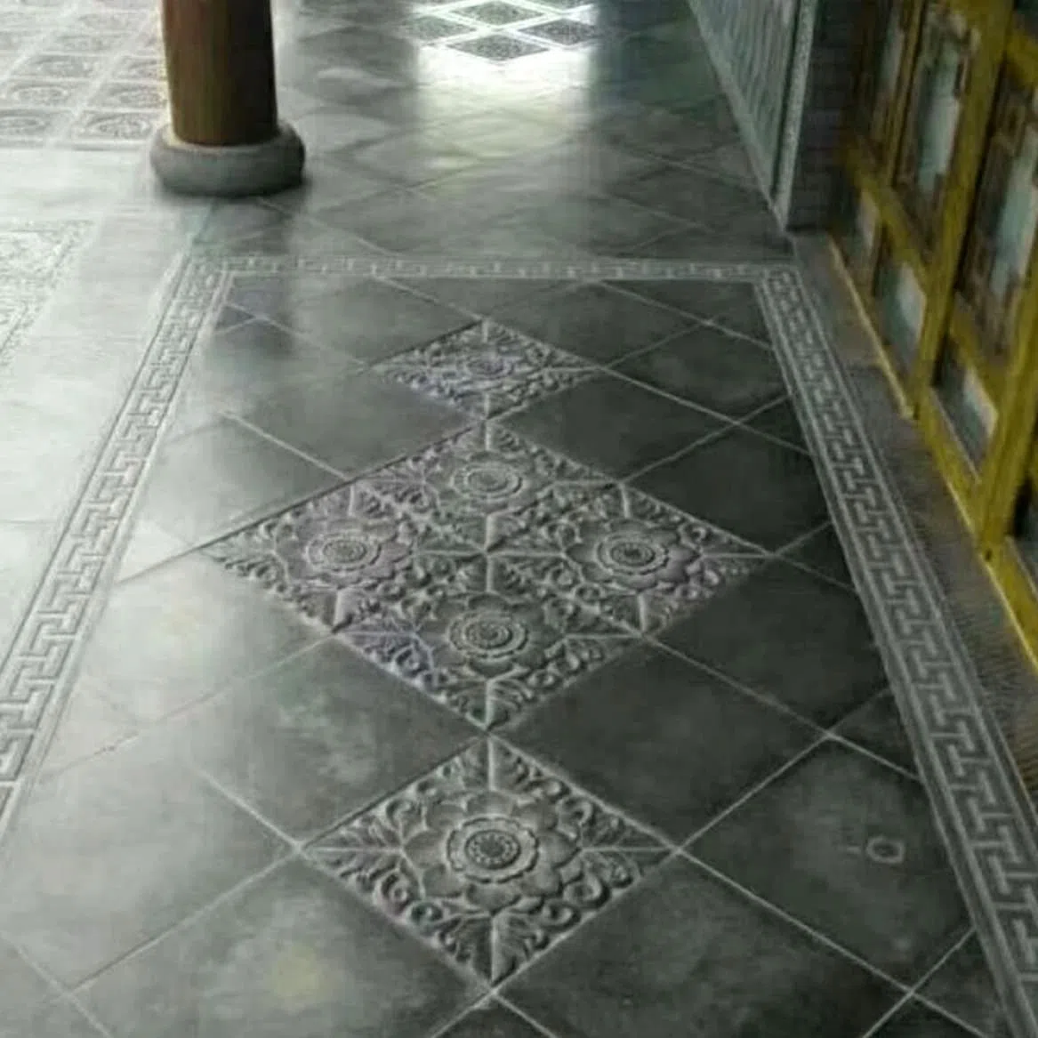 Stampi da Giardino da Giardino a pavimentazione Quadrata stampi per sentieri in Pietra a stellaggio per papelli in Cemento