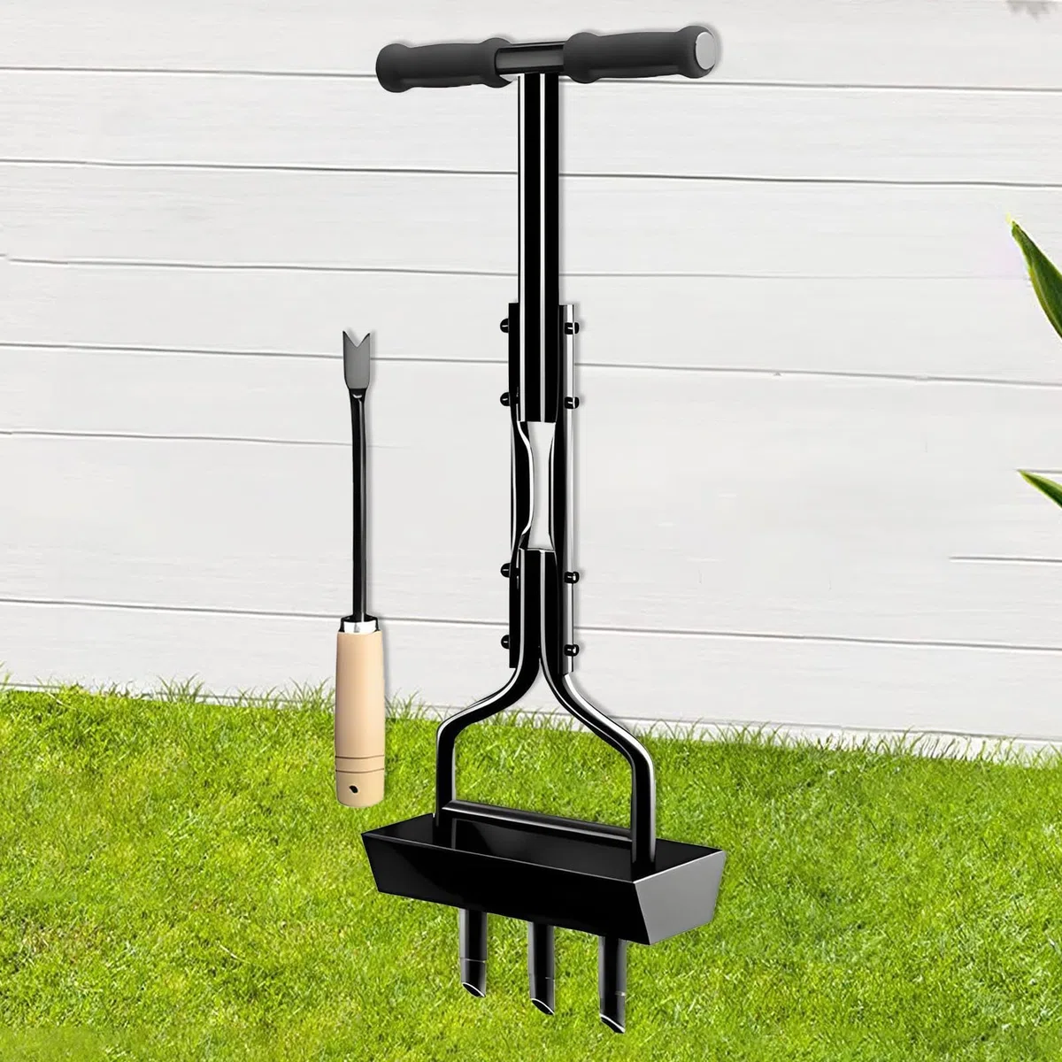 Aeratore Da Prato Attrezzo Dissodante e Cura Prato | Manuale da giardino in metallo, attrezzatura per la cura del prato per appassionati, agricoltori