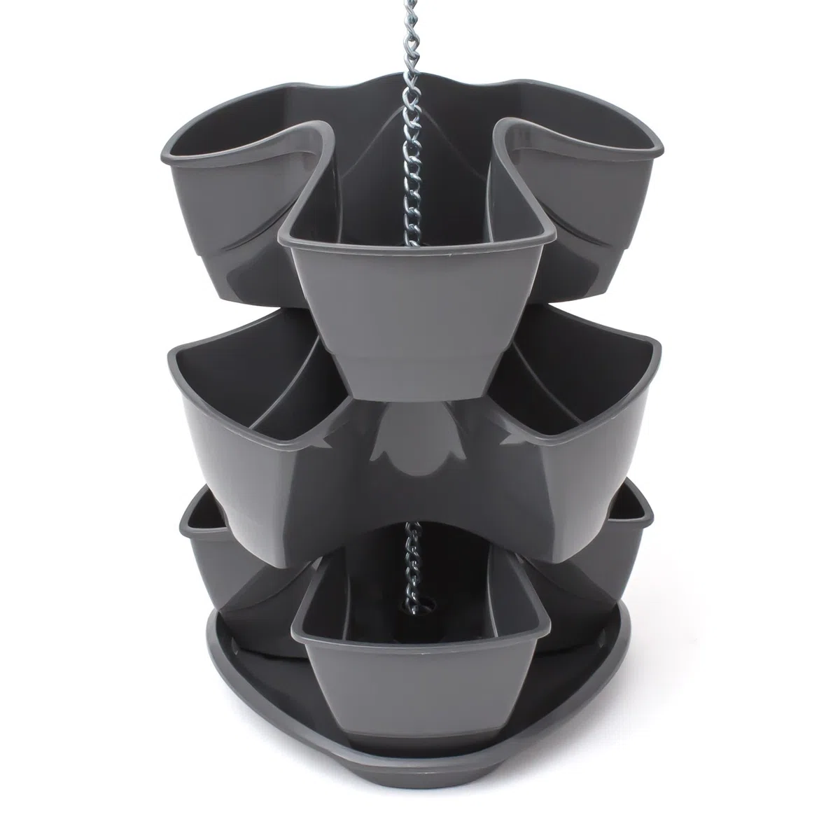 Giardino verticale pensile COUBI HERBAL 9L, dimensioni (mm) 295x295x880, colore Grafite