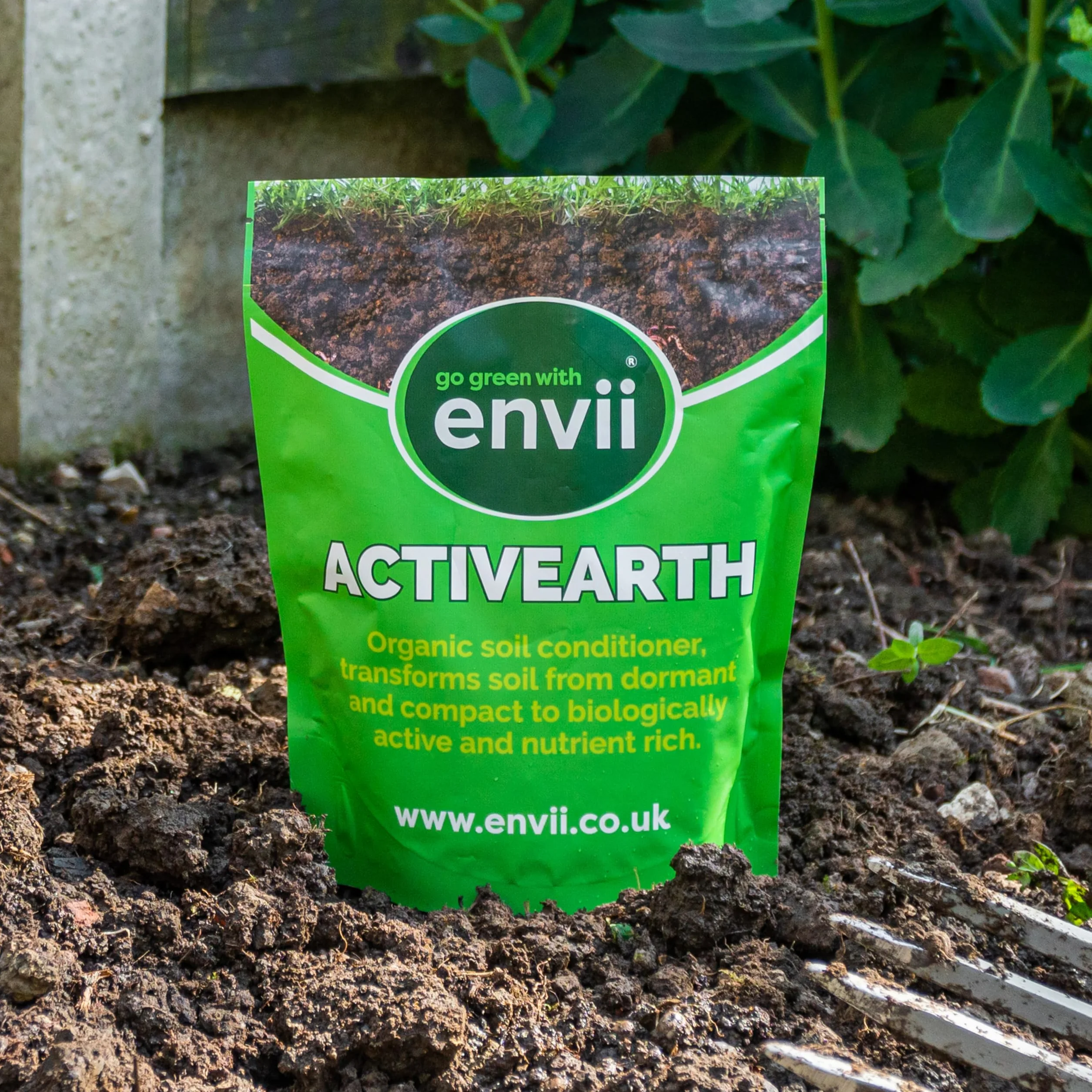 Envii Activearth - Attivatore per il suolo e ammendante copre 60m2
