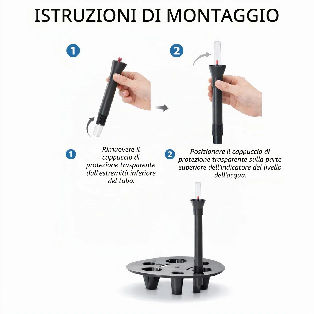 MELTOM Vaso da fiori con inserto e sistema di irrigazione – Rotondo e moderno – Resistente al gelo e ai raggi UV – Vaso per piante in plastica per interni ed esterni – (Antracite, XXL)