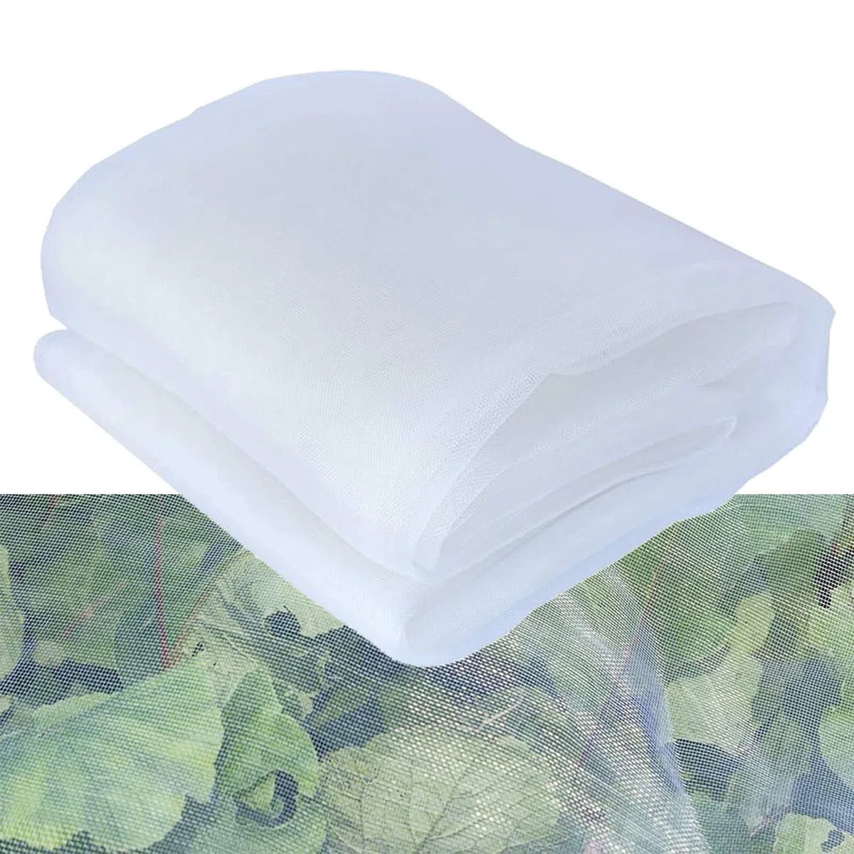 DINGFAN Rete Protettive da Giardino Anti Insetti, Cappuccio Protezione Piante Anti-Bird Net, Insetti Protezione Net Maglia Fine per Serra Piante Fiori, Frutta e Verdura (Size : 5x10m)