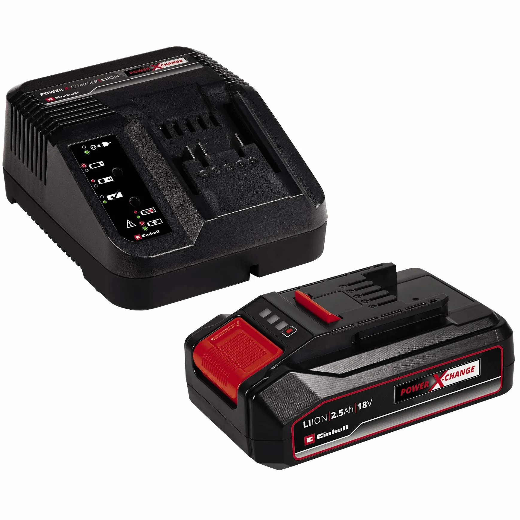 Einhell Spruzzatore a pressione a batteria GE-WS 18/150 Li-Solo Power X-Change + Einhell Originale 18V 2,5Ah PXC Starter Kit batteria 2,5 Ah e caricabatteria Power X-Change