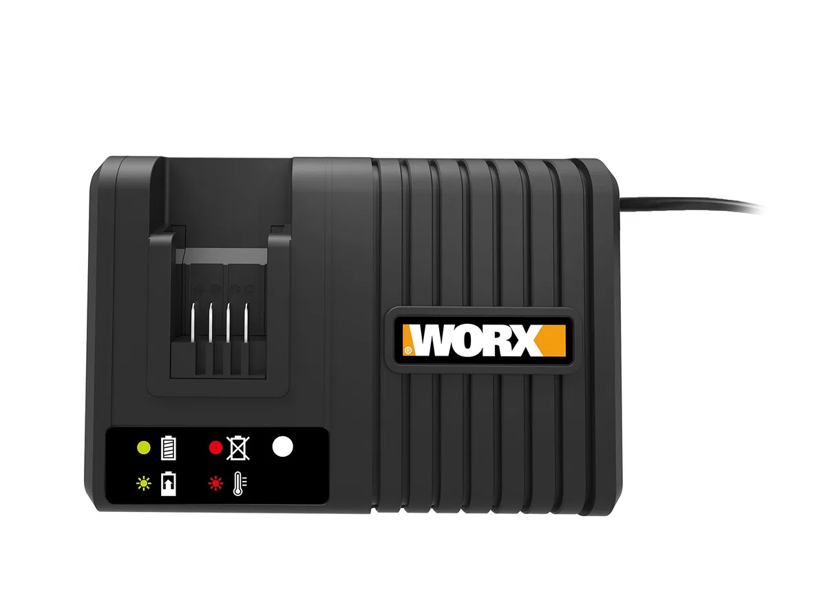 WORX WA3867 Caricatore Ultra Rapido per Batterie 20V Powershare, Fino a 6000 mAh