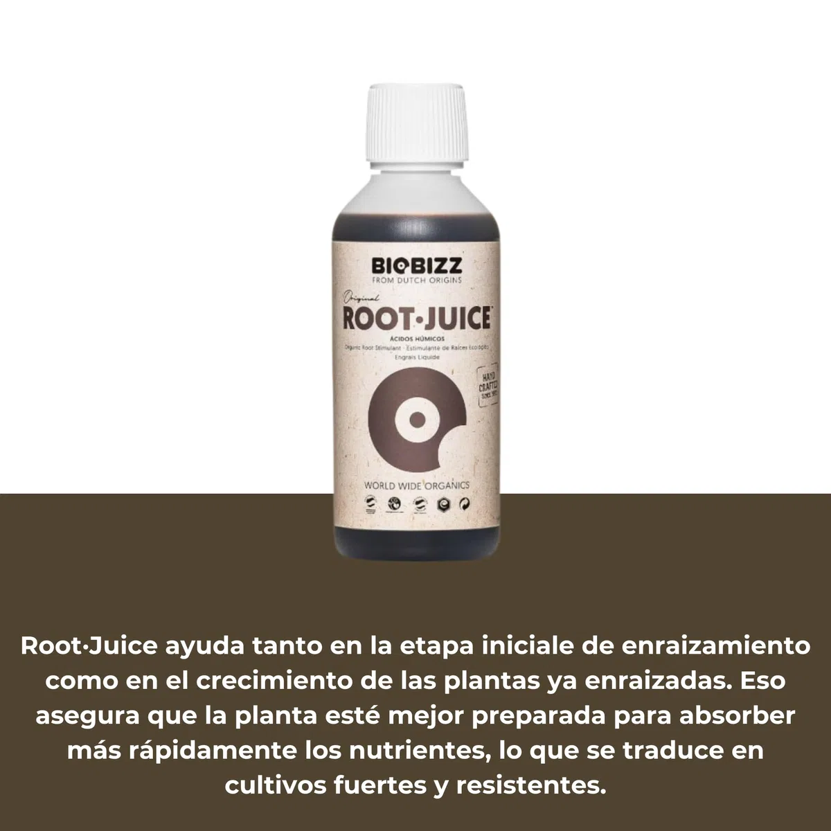GROWMANIA Root Juice di BioBizz 500 ml + Probe Boost Up di Up Nutrients + misurino | Bioestimulatore di radici organico per giardini urbani | Promuove la crescita e la salute delle radici