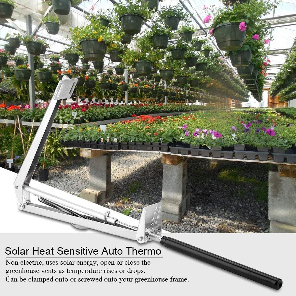 Apertura Automatica per Serra, Serre solari sensibili al Calore Tetto Automatico aprifinestra Serra Calda di sfiato Automatico per Serre e Rifugi da Giardino