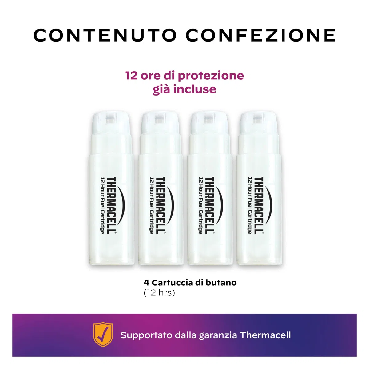 Thermacell Ricarica per Repellente Antizanzare, Protezione 21m², Inodore, Senza Spruzzi, Sicuro per Tutti, 48 Ore di Durata, 4 Cartucce (Confezione da 3)