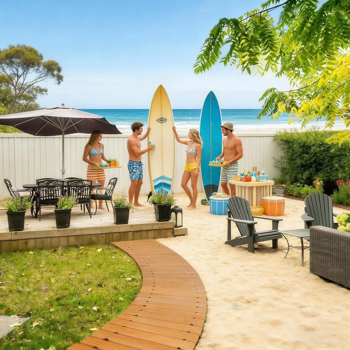 Passerella In Legno Per Esterni Impermeabile E Antiscivolo | Camminamento In Legno Per Giardino Per Matrimoni Campeggio Patio Ingresso Piscina Giardinieri Appassionati Paesaggisti