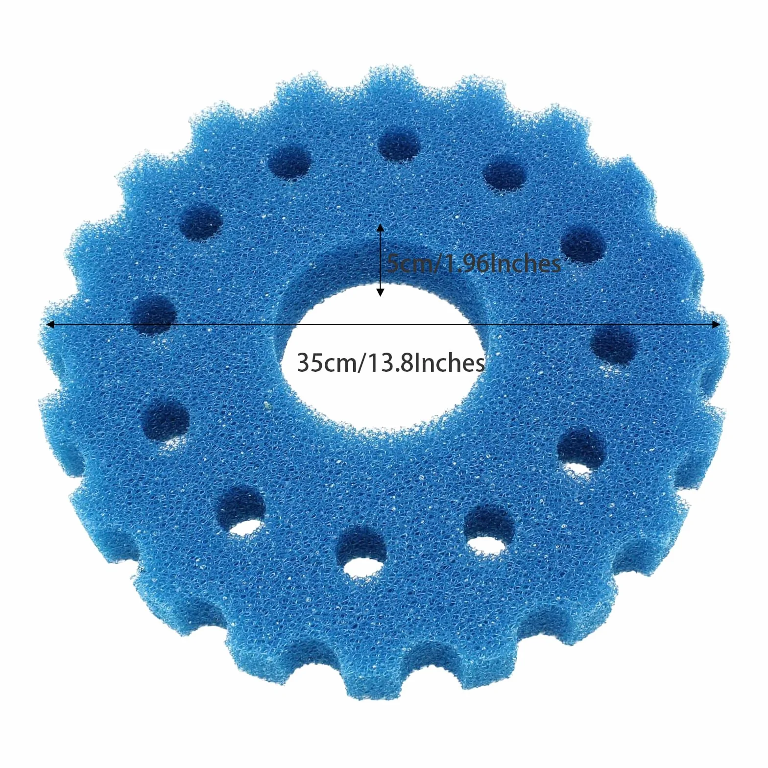 Set di 7 CPF/CPA-30000 Spugna per Filtro per Laghetto Esterno Compatibile con SunSun Spugna per Filtro del Laghetto Spugna Filtrante ad Alta Efficienza Spugna per Filtro del Laghetto di