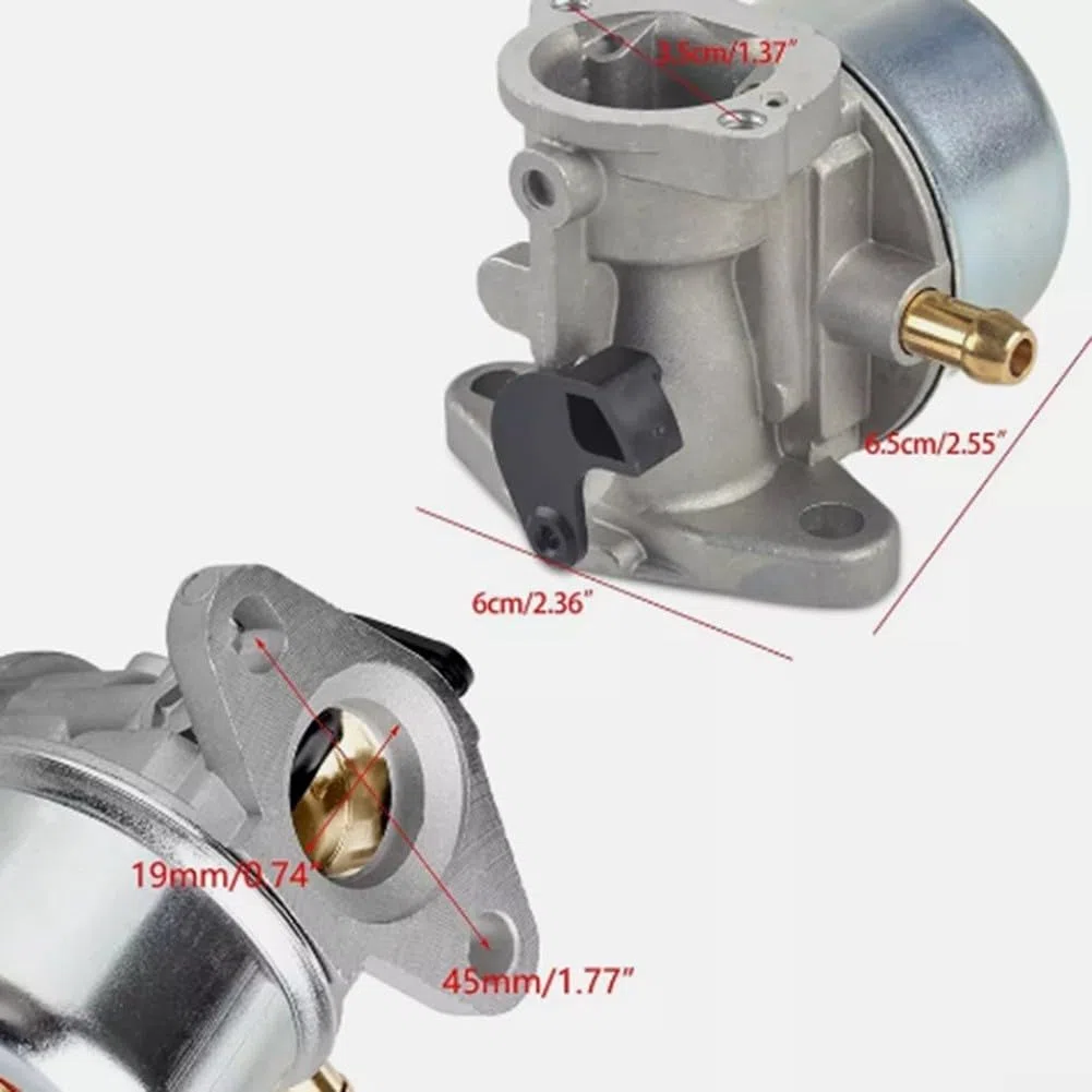 StarRing Parti di ricambio Kit filtro aria carburatore per 799868 base detergente per 498170 799872 694202, parti del motore, include tubo carburante e guarnizioni filtro aria