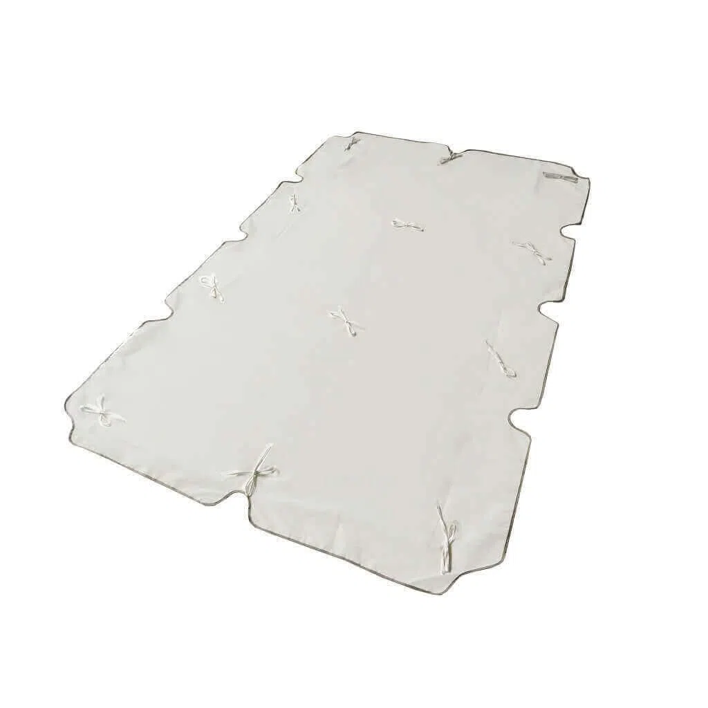 Telo di ricambio per dondolo da giardino 3 posti in poliestere idrorepellente 200x112x1h cm - Beige