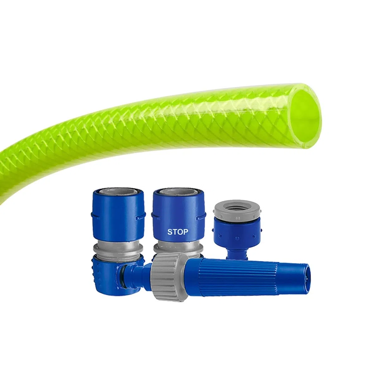 TATAY Kit Tubo Giardino Ø5/8" 15mm 3 Strati Rinforzati Rinforzo Intrecciato