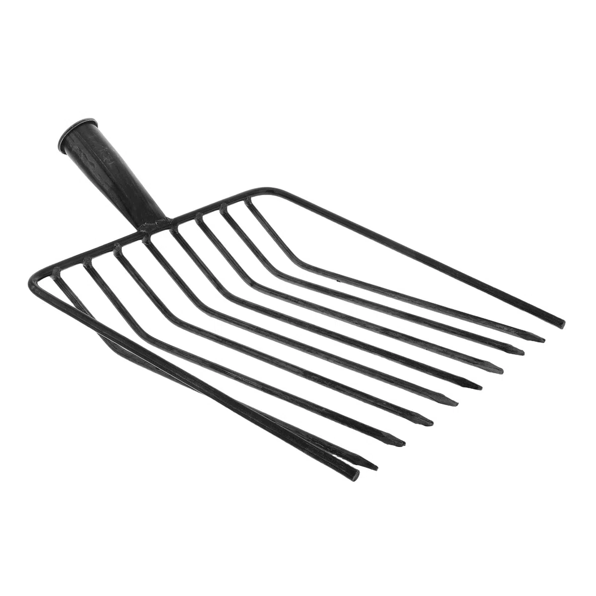 da Giardino con Efficace Ammorbidimento del Suolo in Metallo Nero e Facile Pulizia per Manutenzione Prato e Giardinaggio