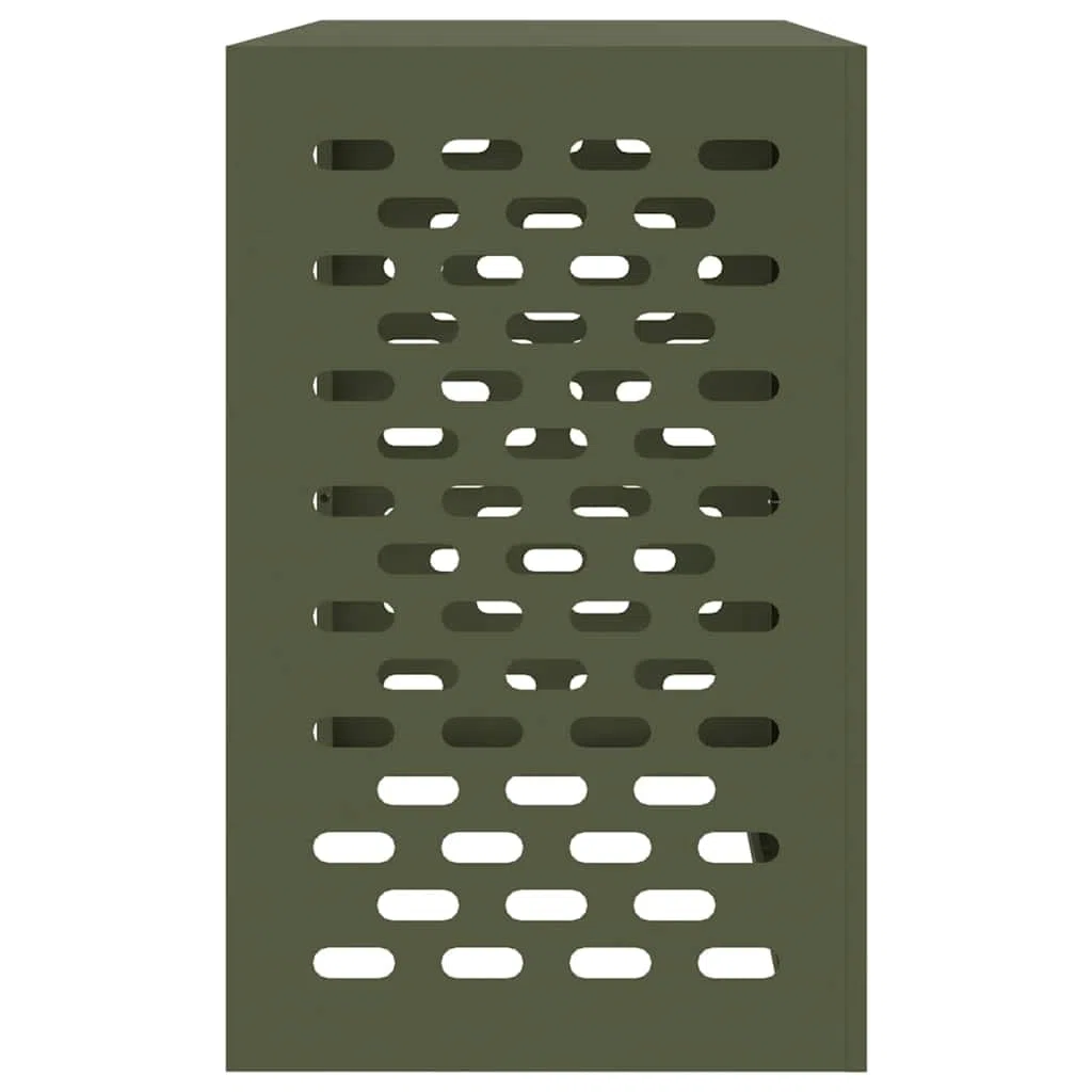 Copertura per condizionatore d'aria, in acciaio, 110 x 50 x 80 cm, resistente alle intemperie, per dispositivi esterni, protezione da pioggia, neve, sole, polvere, per balcone, terrazza